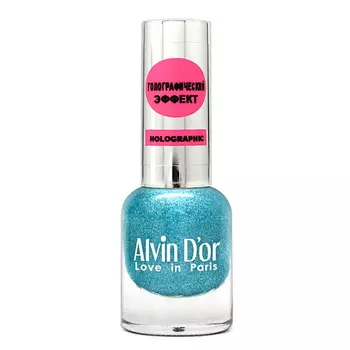 ALVIN D’OR Лак для ногтей HOLOGRAPHIC, 01 Сияющие небеса