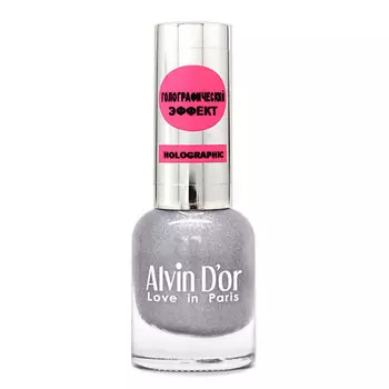 ALVIN D’OR Лак для ногтей HOLOGRAPHIC, 01 Сияющие небеса