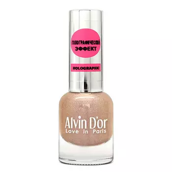 ALVIN D’OR Лак для ногтей HOLOGRAPHIC, 01 Сияющие небеса