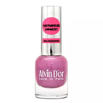 ALVIN D’OR Лак для ногтей HOLOGRAPHIC, 01 Сияющие небеса