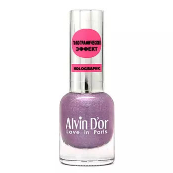 ALVIN D’OR Лак для ногтей HOLOGRAPHIC, 01 Сияющие небеса