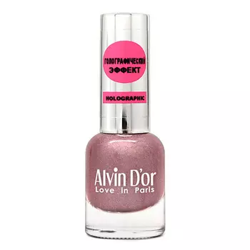 ALVIN D’OR Лак для ногтей HOLOGRAPHIC, 01 Сияющие небеса