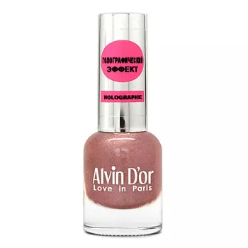 ALVIN D’OR Лак для ногтей HOLOGRAPHIC, 01 Сияющие небеса