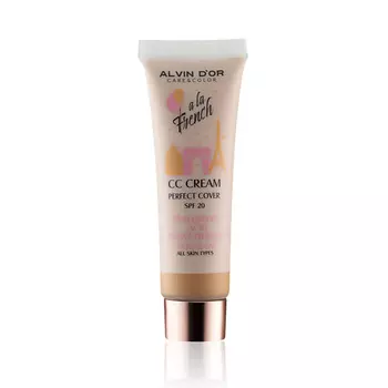 ALVIN D’OR СС-крем для лица мини CC CREAM PERFECT COVER A LA FRENCH SPF 20