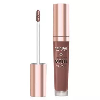 ALVIN D’OR Жидкая губная матовая помада "Matte velvet" Lg-16m