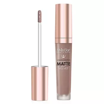 ALVIN D’OR Жидкая губная матовая помада "Matte velvet" Lg-16m