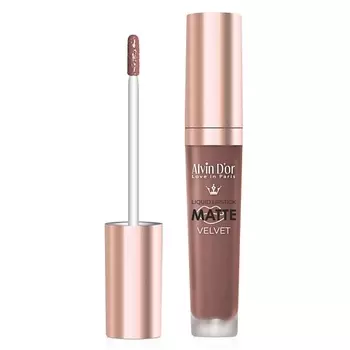 ALVIN D’OR Жидкая губная матовая помада "Matte velvet" Lg-16m