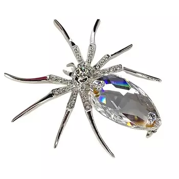 AMANTE CRYSTAL Брошь Паук crystal
