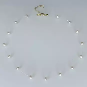 AMANTE CRYSTAL Колье Жемчуг на леске