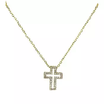 AMANTE CRYSTAL Подвеска Крест mini объем