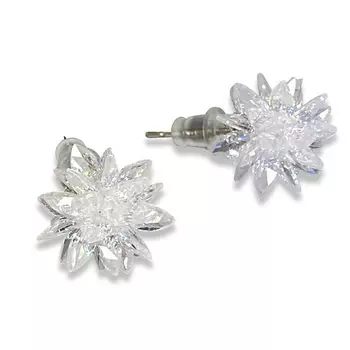 AMANTE CRYSTAL Серьги Ежик (гвоздик)