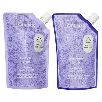 AMIKA Набор Bust Your Brass Cool Blonde Repair Refill Duo