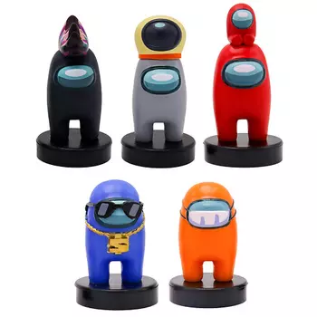 AMONG US Набор фигурок-штампиков 3 серия (оранжевый герой) 1.0