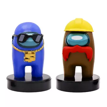 AMONG US Набор фигурок-штампиков 3 серия (герой с усами) 1.0