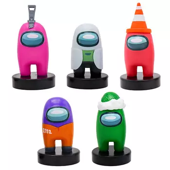 AMONG US Набор фигурок-штампиков 3 серия (герой официант) 1.0