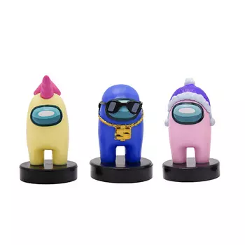 AMONG US Набор фигурок-штампиков 3 серия (герой единорог) 1.0