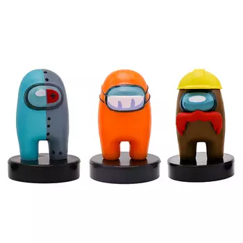 AMONG US Набор фигурок-штампиков 3 серия (герой с усами) 1.0