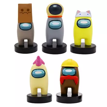 AMONG US Набор фигурок-штампиков 3 серия (желтый герой) 1.0