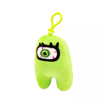 AMONG US Плюшевая игрушка ЗЕЛЕНАЯ на брелке