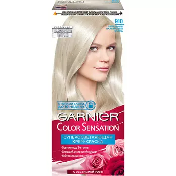 GARNIER Стойкая крем-краска для волос "Платиновый Блонд" Color Sensation