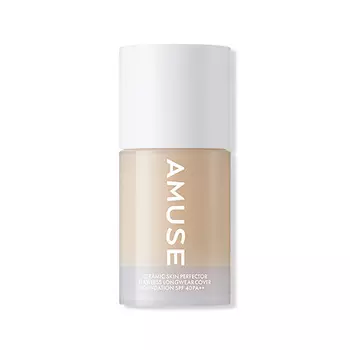 AMUSE Тональная основа для лица с плотным и стойким покрытием Ceramic Skin Perfector Foundation