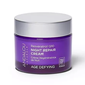 ANDALOU NATURALS Ночной восстанавливающий крем "Ресвератрол и Q10"