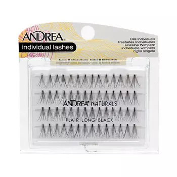ANDREA Пучки ресниц безузелковые длинные черные Perma Lash Naturals Natural Long