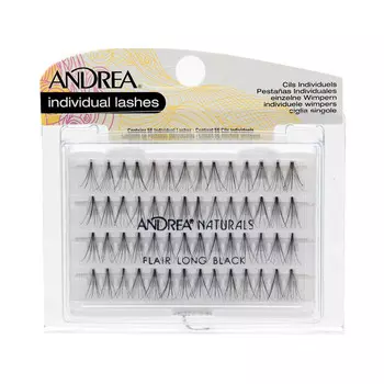 ANDREA Пучки ресниц безузелковые длинные черные Perma Lash Naturals Natural Long