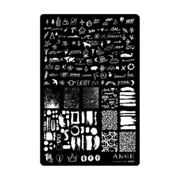 ANGE STAMPING Пластина для стемпинга 004 Бунтарка