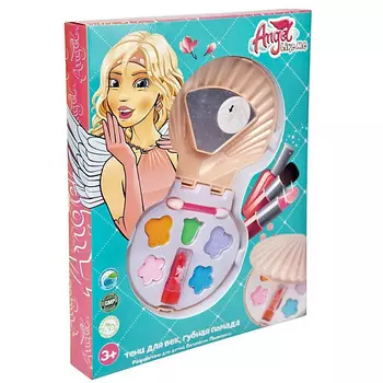 ANGEL LIKE ME Набор детской декоративной косметики "Ракушка с зеркалом"