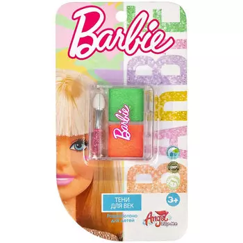 ANGEL LIKE ME Тени для век (зеленый и оранжевый цвета) BARBIE