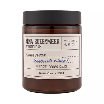 ANNA ROZENMEER Ароматическая свеча «Burnt Wood»