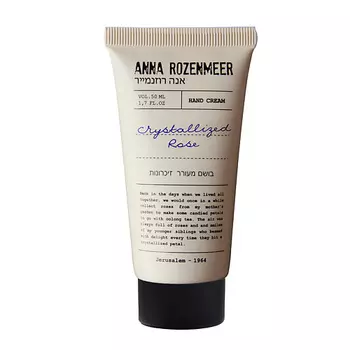 ANNA ROZENMEER Крем для рук Crystallized Rose Hand Cream