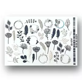 ANNA TKACHEVA Слайдер дизайн для ногтей 3D 1074