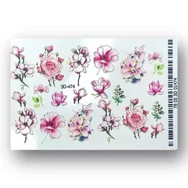 ANNA TKACHEVA Слайдер дизайн для ногтей 3D 474