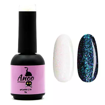 ANQO Гель-лак с эффектом втирки 1.0