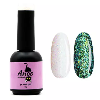 ANQO Гель-лак с эффектом втирки 1.0