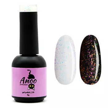 ANQO Гель-лак с эффектом втирки 1.0
