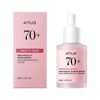 ANUA Сыворотка для лица PEACH тонизирующая с ниацинамидом и экстрактом персика