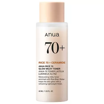 ANUA Тонер питательный с рисовым экстрактом и керамидами RICE GLOW MILKY TONER