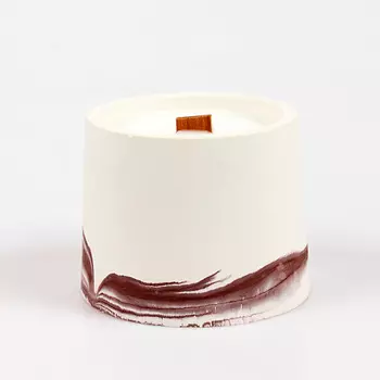 ANYLAN FACTORY Ароматическая свеча в гипсе "Бурбонская ваниль"