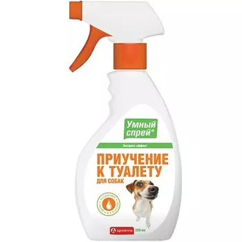 APICENNA Спрей приучение к туалету для собак Умный