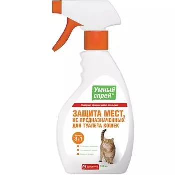 APICENNA Спрей защита мест не предназначенных для туалета кошек Умный