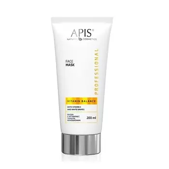 APIS NATURAL COSMETICS Маска для лица с витамином С и белым виноградом VITAMIN BALANCE
