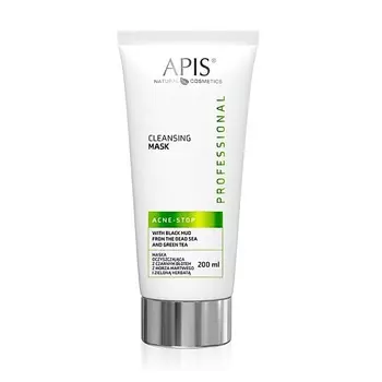 APIS NATURAL COSMETICS Очищающая маска для лица с черной грязью ACNE STOP