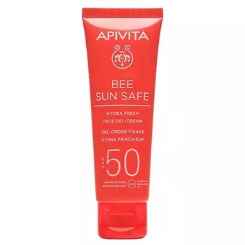 АПИВИТА БИ САН СЭЙФ Солнцезащитный свежий увлажняющий гель-крем для лица SPF50