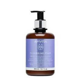 АПИВИТА Очищающая пенка для лица и глаз с Оливой, Лавандой и Прополисом