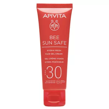 АПИВИТА Солнцезащитный свежий увлажняющий гель-крем для лица SPF30 BEE SUN SAFE 50