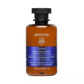 APIVITA Тонизирующий шампунь Men's Tonic с облепихой и розмарином