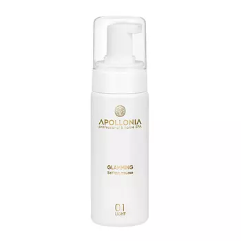 APOLLONIA GLAMMING SELF TAN MOUSSE LIGHT Мусс-автозагар для тела светлый тон 150.0